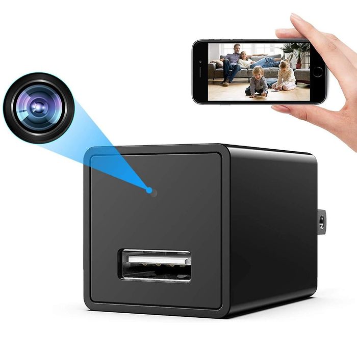 Carregador USB Câmara Espião HD detector movimento SELADO