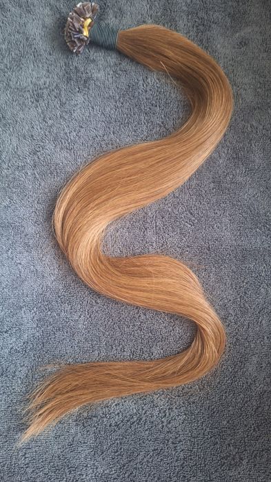 Naturalne  włosy na keratynie brąz 70cm 150g
brąz 4