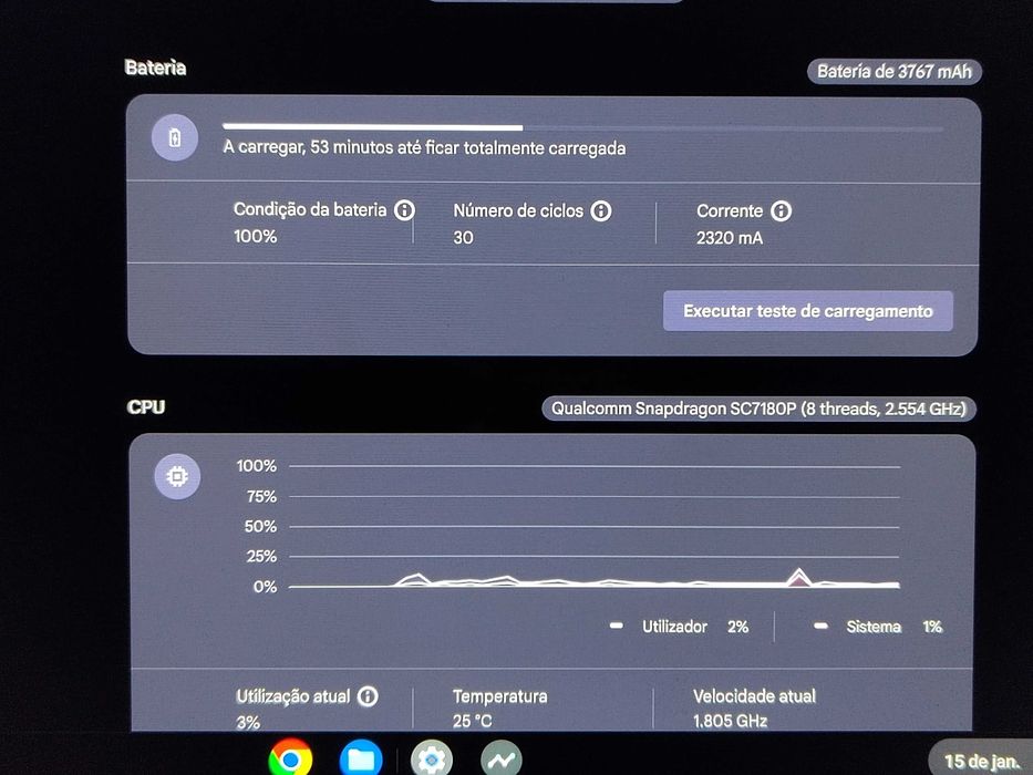 Chromebook Lenovo Duet 3 + Caneta Penoval USI 2.0