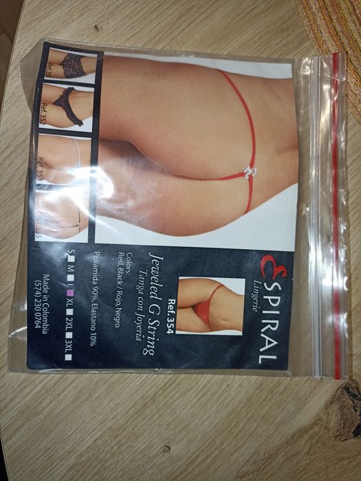 Majtki typu Stringi rozmiar L marka espiral