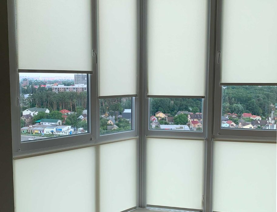 Жалюзи день ночь для любых окон, Рулонные шторы, Жалюзи на окна Len9