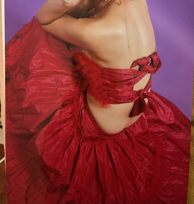 Vestido Vermelho de cerimónia