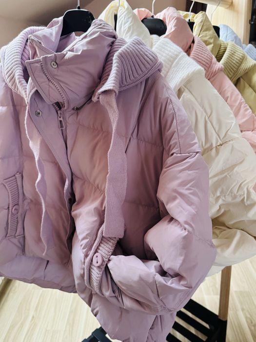 Kurtka puchowa wiosenna