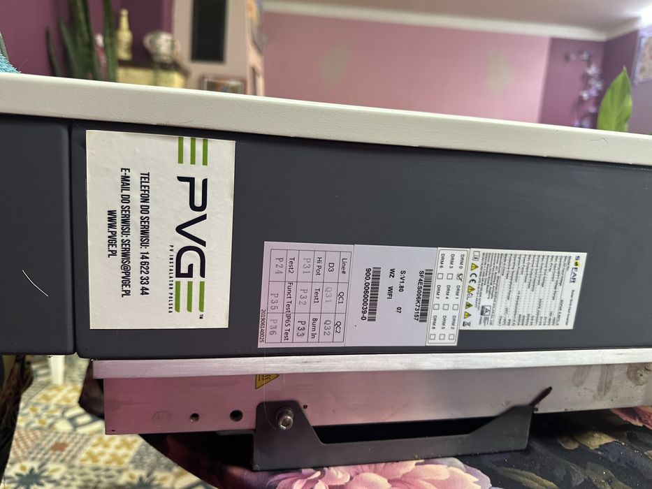 Falownik SOFAR 6.6KTL-X 6 kW 3-fazowy WiFi – sprawny