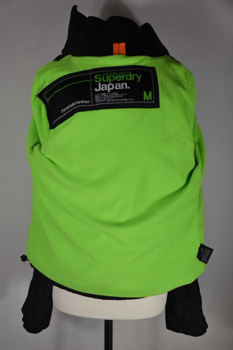 SUPERDRY Windcheater Kurtka Damska M Oryginalna Super Stan Kaptur