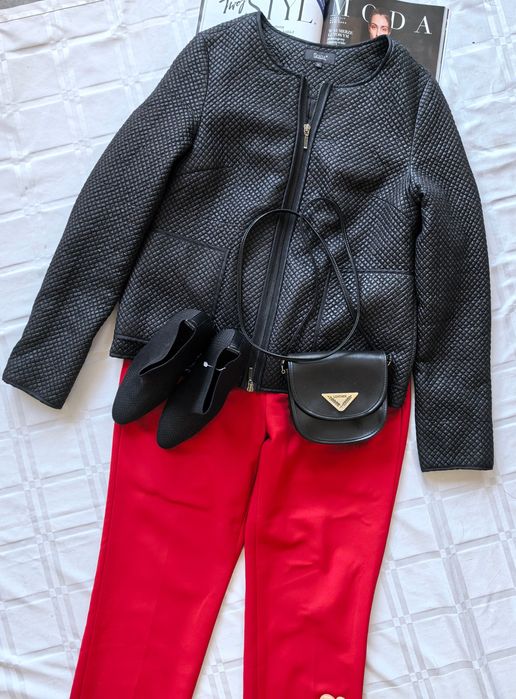 Viralowa kurtka damska pikowana marki Solar rozmiar S /M