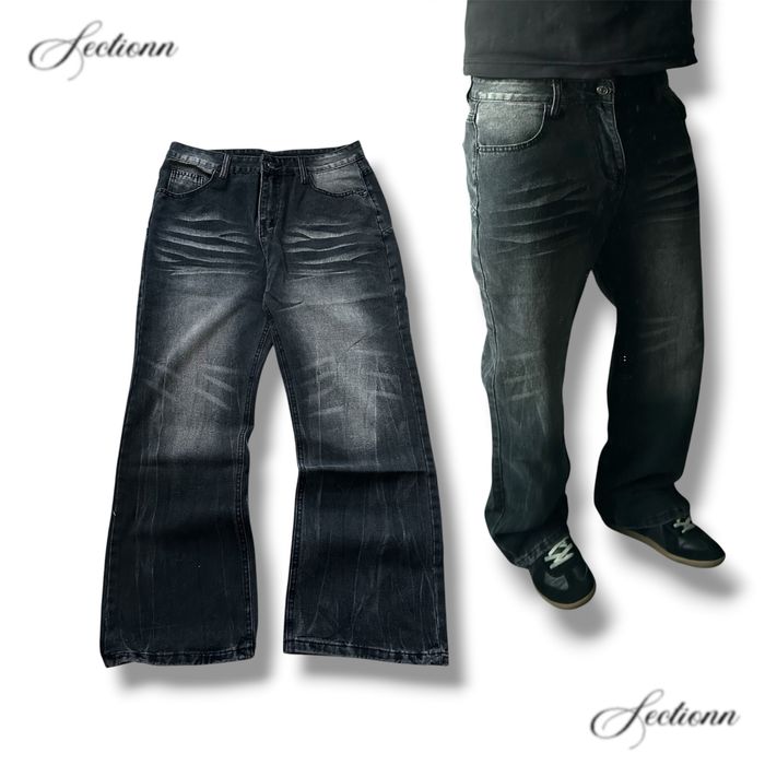 Bootcut black washed jeans чорні джинси кльош буткат прямі baggy y2k opium levis 512черные flared буткат прямые клеш bootcut