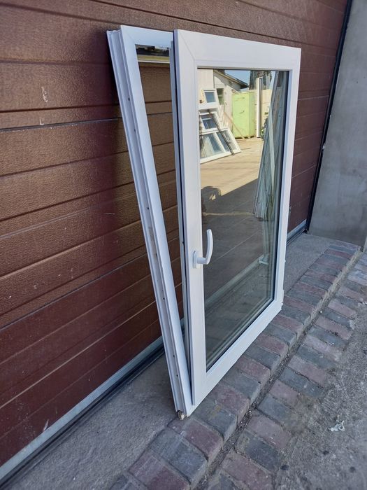 Okna pcv 90x132 plastikowe okno używane DOWÓZ CAŁY KRAJ