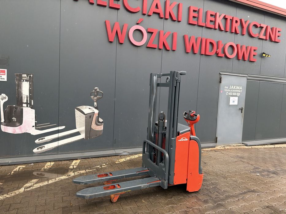 Paleciak elektryczny Linde UDT 1400 kg 240 cm wózek Linde L 14 widlak