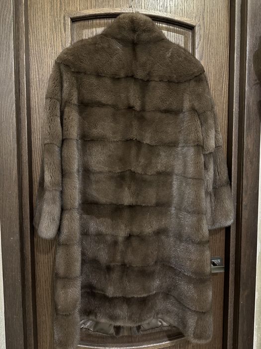 Норкова шуба поперечка соболь ідеальний стан