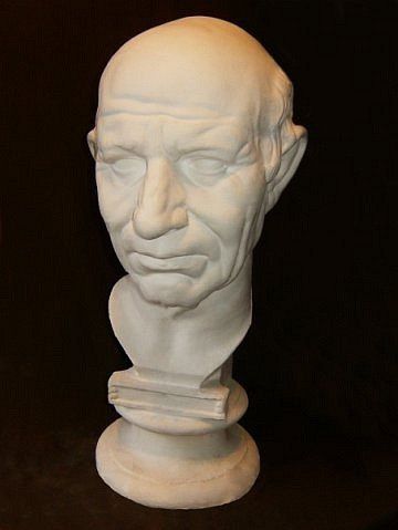 Гипсовая голова для рисунка,лепки!