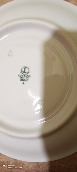 talerzyk porcelana Lubiana średnica 16cm