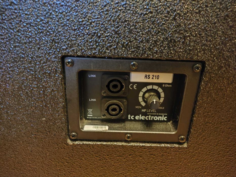 TC Electronic zawodowy zestaw basowy. RH450 RS210