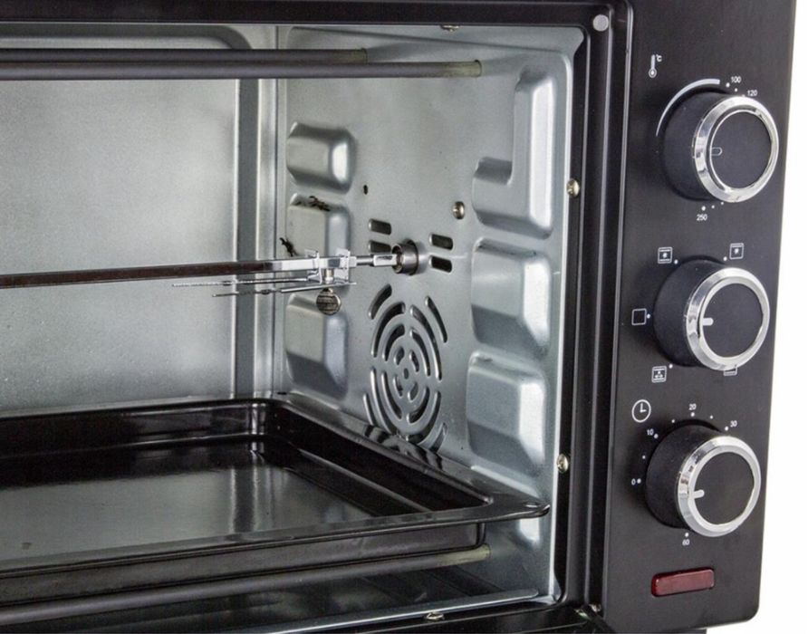 Piekarnik Elektryczny z Rożnem Termoobieg Timer 25 L 1600 W Prezent