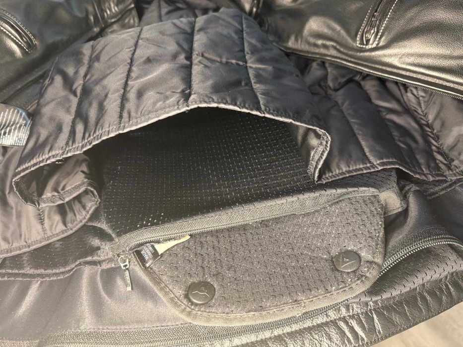 Casaco Motard Dainese Stripes Coiro - Tamanho 58 - Proteções