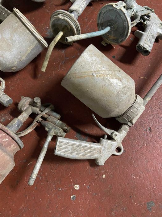 Lote 9 Pistolas de Pintura Profissionais