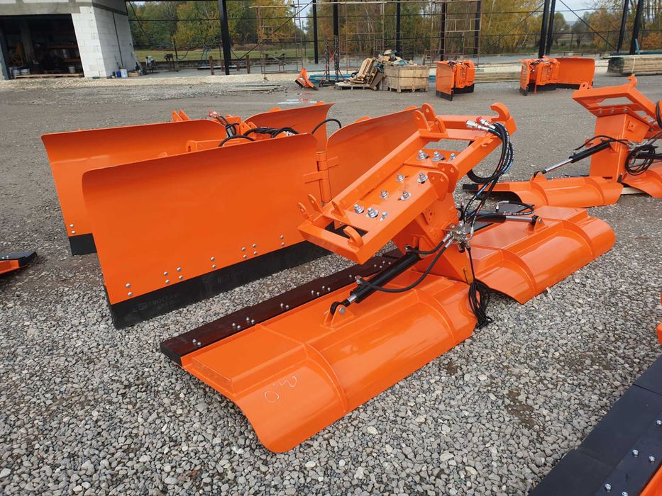 Mocny pług do śniegu do tura tuz strzałka Metal Technik dostawa Gratis