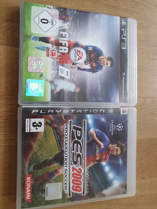 Fifa 16, PES 2009. Ps3
