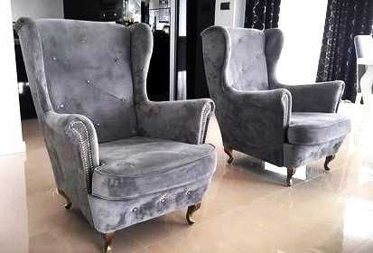 Fotel Carmen 1 Kryształ Glamour różne kolory Sofa Zestawy cały kraj