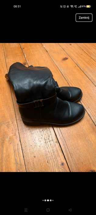 Sliczne zimowe kozaki ccc