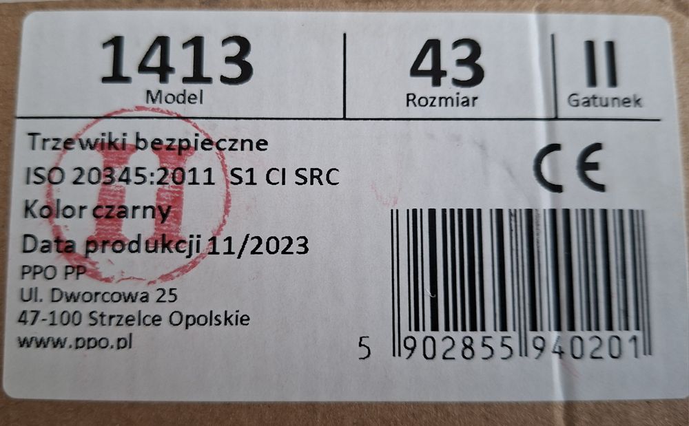 Buty Robocze ocieplane kozaki PPO 1413