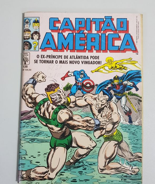 Revista do Capitão América N.138, ano 1990.