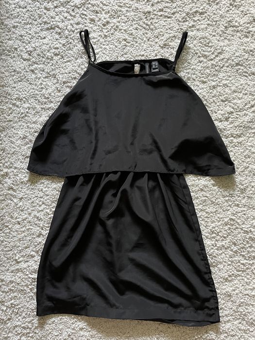 Сукня сарафан чорний Манго. Mango