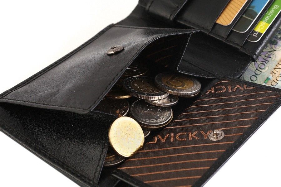 skórzany portfel męski z ochroną kart rfid protect - rovicky