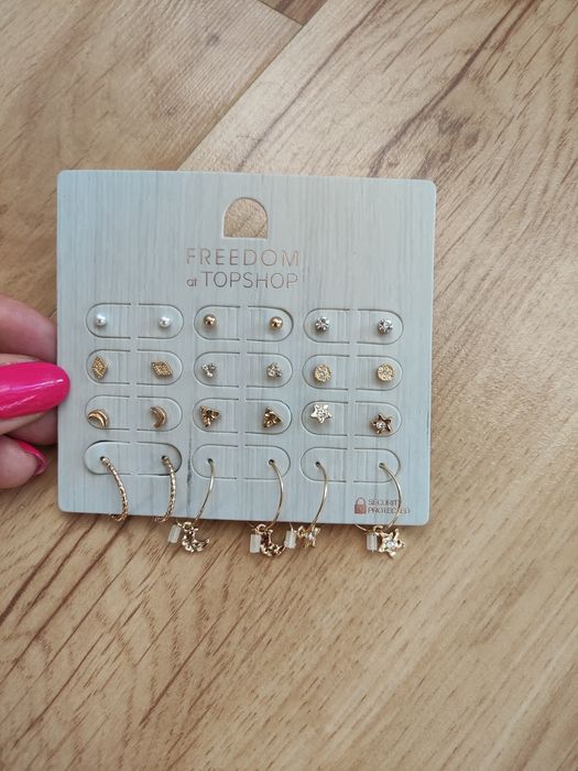 Kolczyki nowe topshop 12pak