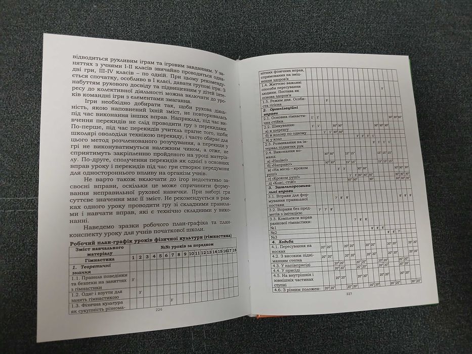 "Теорія та практика викладання гімнастики" (підручник)