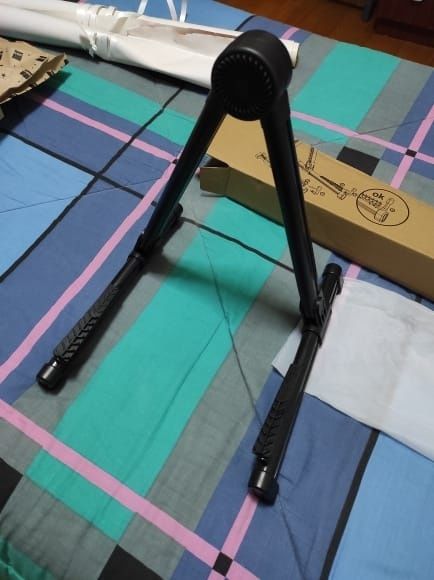 Suporte base de chão para guitarra viola violino etc