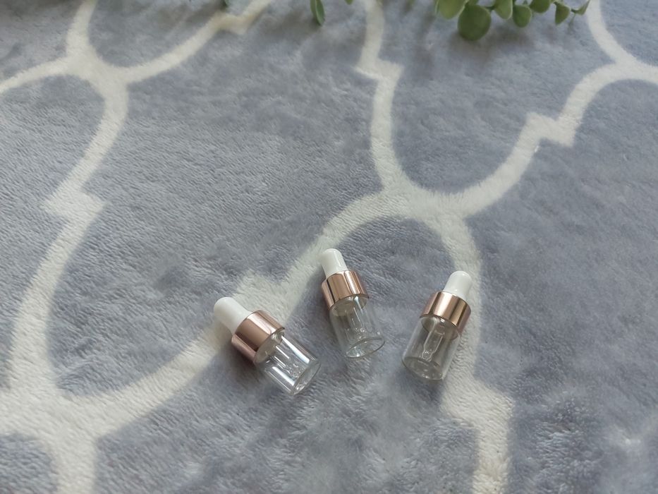 Mini buteleczki na serum idealne w podróży zestaw 3 szt