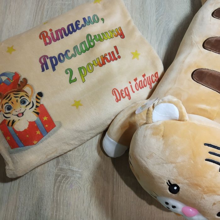 Іменний плед іграшка подушка. Именной плед игрушка подушка 3 в 1