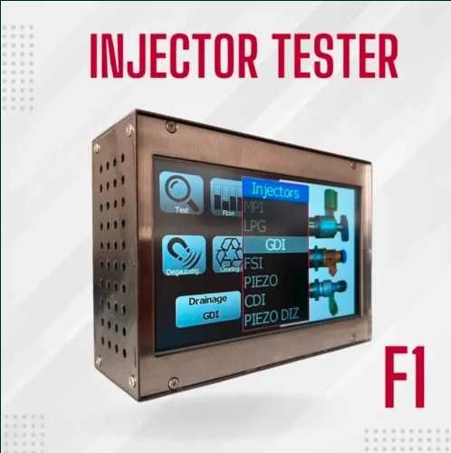 Промывка/чистка бензиновых форсунок инжектора на стенде TSI,GDI,FSI
