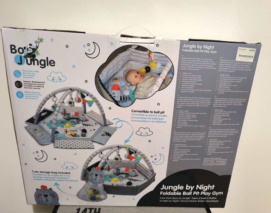 Ginásio de brincar Bo jungle