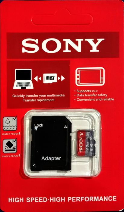 карта памяти 512 Гб от Sony