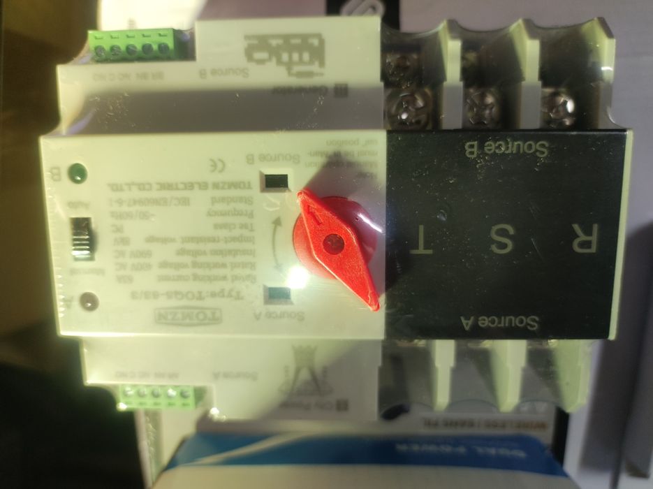 Contactor trifásico duplo efeito