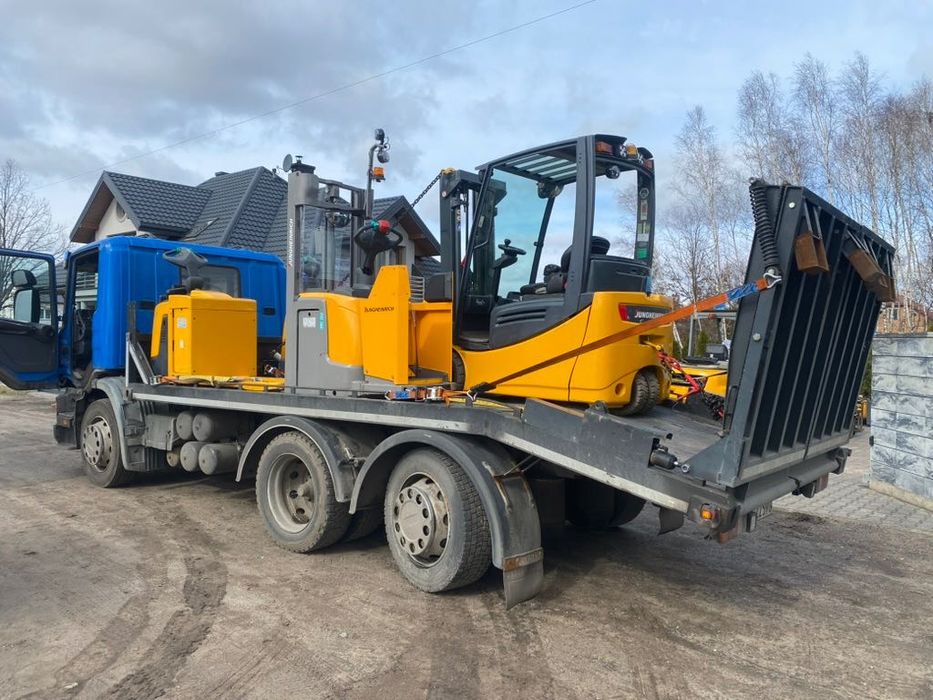 Wózek widłowy 5 ton, załadunek ciężkich maszyn, Duży widlak Forklift