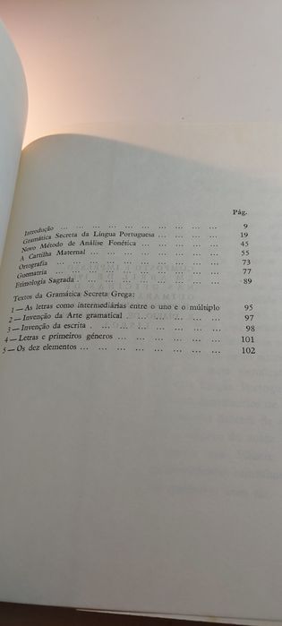 Gramática Secreta da Língua Portuguesa - António Telmo (1981)