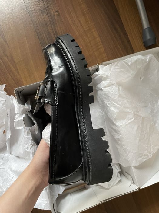 Lofery buty damskie ALDO – czarne, lakierowane