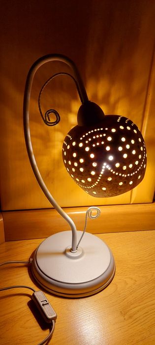 Lampa z tykwy nocna