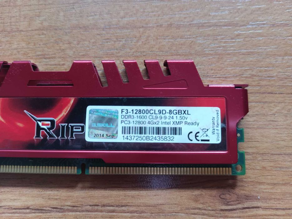 Memória Ram RipjawsX 8 Gb Desktop