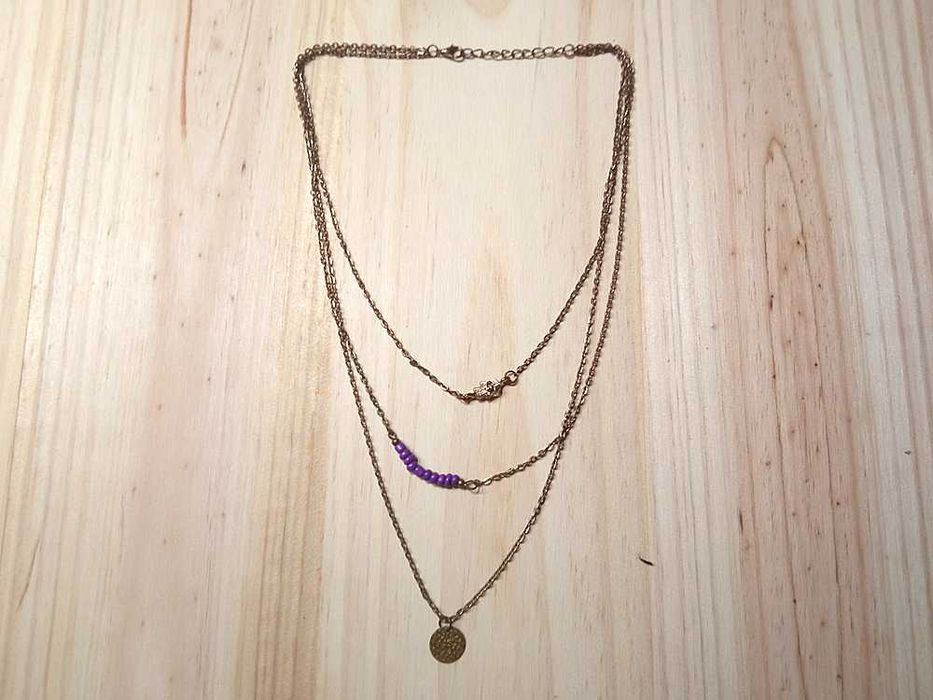 Colar Dourado -  43 cm