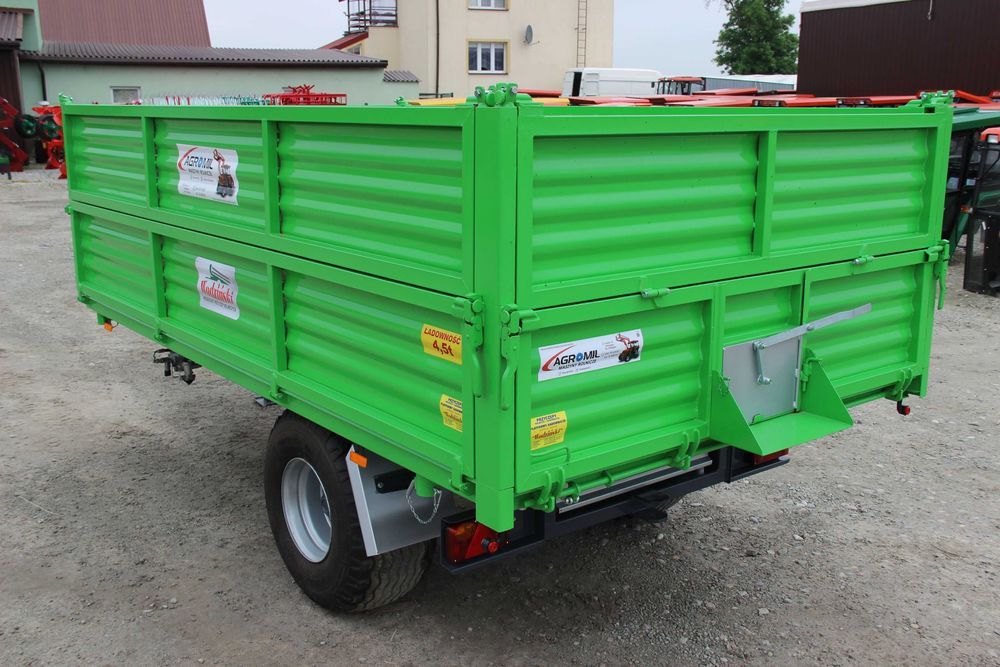 Przyczepa rolnicza WODZIŃSKI Model WTP1W1 Ładowność 3500 Kg promocja