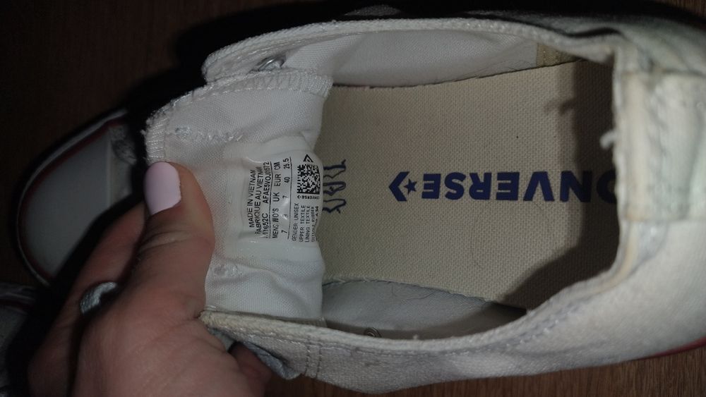 converse białe do kostki