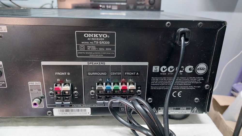 Onkyo tx sr 309 usb.AUX. opt. HDMI. з пультом ду. Ресивер