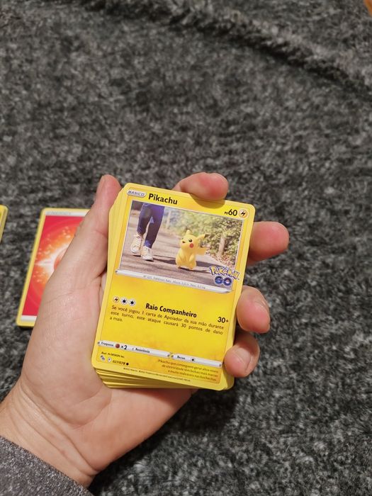Pack 39 cartas Pokémon Go + Energias
