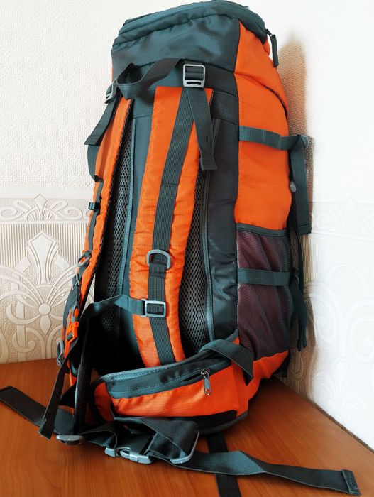 Рюкзак 70 літрів orange (65+5l) трекінг з поясним ременем