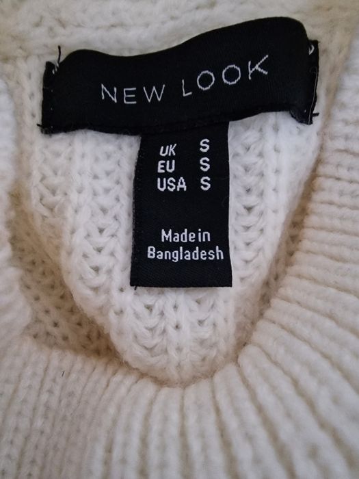 Golf ecru,paski"New Look".