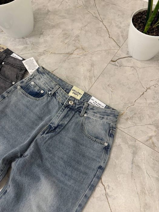 ‼️РОЗПРОДАЖ‼️ Джинси GALLERY DEPT. | Сірі, світлі, чорні | Розміри S, M, L, XL